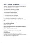 ISTM 210 Exam 1 Curtsinger questions and answers