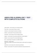 ABEKA PRE-ALGEBRA TESTS WITH ALL ANSWERS