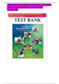 TEST BANK FOR HUMAN DEVELOPMENT: A LIFE-SPAN VIEW 8TH EDITION ROBERT V. KAIL JOHN C. CAVANAUGH