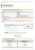 VOLLEDIGE samenvatting van de WPO's van Statistiek II: Kansrekening en inductieve statistiek (geslaagd in eerste zit)