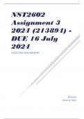 NST2602 Assignment 3 2024 (213894) - DUE 16 July 2024