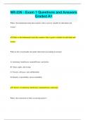 NR-226 - Exam 1 Questions and Answers Graded A+