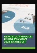 ABAC STUDY MODULE: BRIDGE PROGRAM 2024 GRADED A+