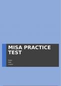 MISA PRACTICE TEST