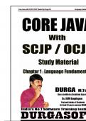 Core Java SCJP/OCJP Study material