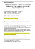 NR 508  FINAL EXAM  LATEST 2024 VERIFIED QUESTIONS AND ANSWERS GRADED A+ GUARANTEED PASS