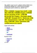 EPIC AMB400 - Sample Test, KAW - AMB 400, AMB 400, AMB400 Chapter, AMB400 Review questions, KAW - AMB 400 Reviewing The Chapter - Procedure Build, AMB 400 - Dynamic OCCs - Referrals, AMB 400 - Immunizations, Amb 400 - Preference Lists, AMB 400 - Smar...  