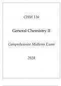 (ASU Online) CHM 116 General Chemistry II Comprehensive Midterm Exam 2024