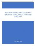 NC BLET Practice Test For State Exam Flashcards _ Questions and Complete Solutions Graded A+ Bundle Compilation Graded A+