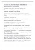 ILLINOIS CNA STUDY GUIDE FOR STATE TEST #24