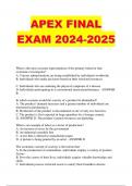 APEX FINAL EXAM 2024-2025