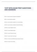 TCFP NFPA EXAM PREP QUESTIONS AND ANSWERS