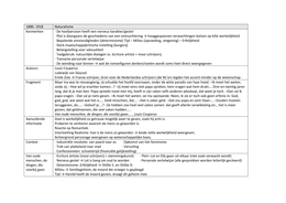 Schema met literaire stromingen