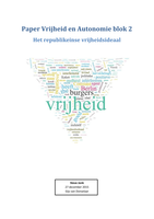 Paper vrijheid en autonomie blok 2