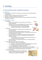 Samenvatting biologische psychologie 1