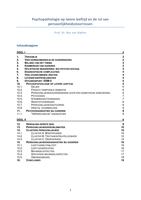 Les 1 en 2: Psychopathologie op latere leeftijd en de rol van persoonlijkheidsstoornissen