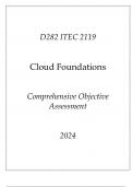 (WGU D282) ITEC 2119 Cloud Foundations Comprehensive OA 2024.