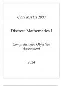 (WGU C959) MATH 2800 Discrete Mathematics I Comprehensive OA 2024.