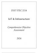 (WGU D337) ITEC 2114 IoT & Infrastructure Comprehensive OA 2024