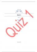 Quiz 11 Question and answers correctly solved 