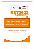 NST2602 ASSGNMENT 03...DUE DATE: 16 JULY 2024