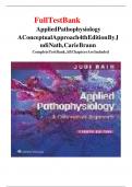 Test Bank For Applied Pathophysiology A Conceptual Approach 4th Edition Judi Nath All Chapters (1-20) | A+ ULTIMATE GUIDE 2024