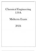 (UCB) Chemical Engineering 150A Comprehensive Midterm Guide 2024