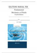 SOLUTIONS MANUAL FOR Fundamental Mechanics of Fluids( Fourth Edition) by  I.G. Currie|| NEW UPDATE 2024