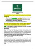 Mancosa advanced management principles revision