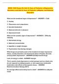 NRSG 1025 Exam #4, Unit 5: Care of Patients w-Depressive Disorders and Unit 6; Care of Patients w/Bipolar and Related Disorders