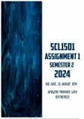 SCL1501 Assignment 1 Semester 2 2024 | Due 26 August 2024