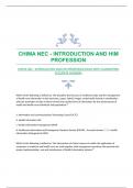 CHIMA NEC - INTRODUCTION AND HIM PROFESSION EXAM WITH GUARANTEED ACCURATE ANSWERS