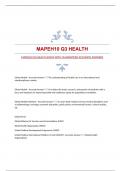 MAPEH10 Q3 HEALTH EXAM WITH GUARANTEED ACCURATE ANSWERS