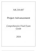 (JHU) NR.210.887 Project Advancement Comprehensive Final Exam Guide 2024