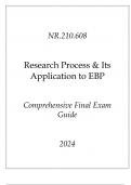 (JHU) NR.210.608 Research Process & Its Application to EBP Comprehensive Final Exam Guide 2024