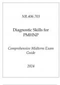 (JHU) NR.406.703 Diagnostic Skils for PMHNP Comprehensive Midterm Exam Guide 2024