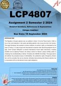 LCP4807 Assignment 2 (COMPLETE ANSWERS) Semester 2 2024 - DUE 18 September 2024