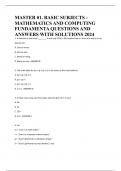 MASTER 01. BASIC SUBJECTS - MATHEMATICS AND COMPUTING FUNDAMENTA QUESTIONS AND ANSWERS WITH SOLUTIONS 2024