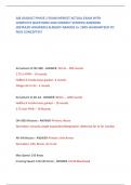 AIR ASSAULT PHASE 1 EXAM NEWEST ACTUAL EXAM WITH  COMPLETE QUESTIONS AND CORRECT VERIFIED ANSWERS  (DETAILED ANSWERS) ALREADY GRADED A+ 100% GUARANTEED TO  PASS CONCEPTS!!!