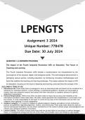 LPENGTS Assignment 3 (ANSWERS) 2024 - DISTINCTION GUARANTEED