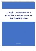 LCP4801 Assignment 2 Semester 2 2024 - DUE 10 September 2024