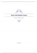 Psych 140 Module 4 Exam questions with complete solutions 2024