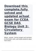 Download this complete,fully solved and updated actual exam for Physics Unit 2 CCEA GCSE