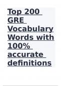 Top 200 GRE Vocabulary Words with 100% accurate definitions|GUARANTEED SUCCESS