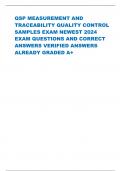 Qsp NEWEST 2024 EXAM QUESTIONS AND CORRECT ANSWERS VERIFIED ANSWERS ALREADY GRADED A+