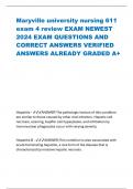 MarMaryville university nursing 611 exam 4 review EXAM NEWEST 2024 EXAM QUESTIONS AND CORRECT ANSWERS VERIFIED ANSWERS ALREADY GRADED A+yville university nursing 611 exam 4 review EXAM NEWEST 2024 EXAM QUESTIONS AND CORRECT ANSWERS VERIFIED ANSWERS ALREAD