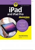 iPad and iPad Pro For Dummies 2024-2025 Edition with complete solution