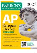 AP European History Premium, 2025: Prep Book with 5 Practice Tests + Comprehensive Review + Online Practice (Barron's AP Prep) 