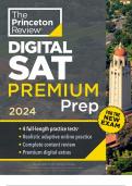 Princeton Review Digital SAT Premium Prep, 2024: 4 Practice Tests + Online Flashcards + Review & Tools (2024) (College Test Preparation)  100% Guaranteed Success