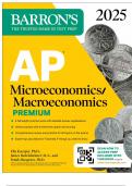 AP Microeconomics/Macroeconomics Premium, 2025: Prep Book with 4 Practice Tests + Comprehensive Review + Online Practice (Barron's AP Prep) Premium Edition;ACE IN YOUR EXAMS!!!!